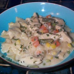 Creamy Skillet Chicken and Noodles
