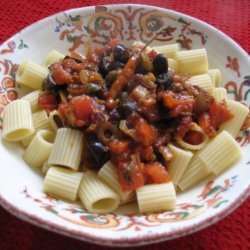 Anchovy-Olive Pasta Sauce