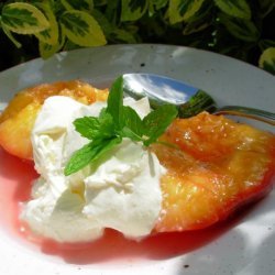 Poached Nectarines