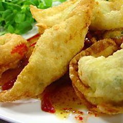 Chicken and Goat Cheese Wontons