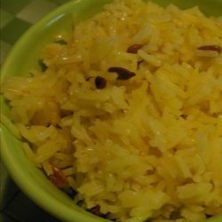 Yellow Rice With Sesame Seeds