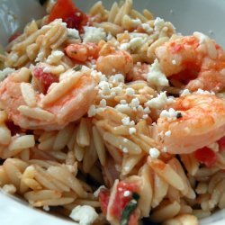 Baked Orzo and Shrimp