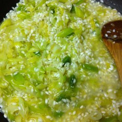 Leek and Blue Cheese Risotto
