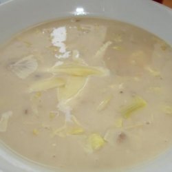 Jiffy Cream of Artichoke and Mushroom Soup (A Pantry Recipe)
