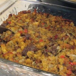 Andouille Sausage and Corn Bread Stuffing