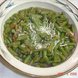 Green Beans in Onion Sauce