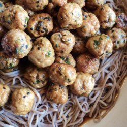 Asian-Inspired Meatballs and Spaghetti