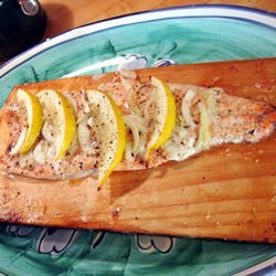 Canadian Cedar Planked Salmon
