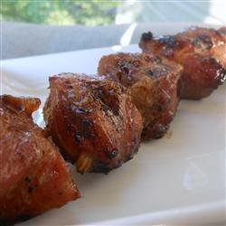 Barbecued Pork Kebabs