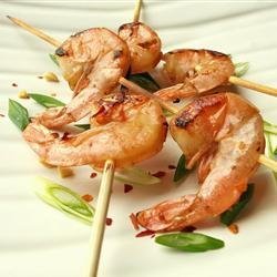 Grilled Kung Pao Shrimp