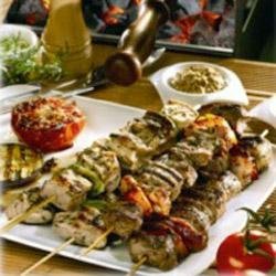 Marinated Kebabs with Maille(R) Dijon Originale Mustard
