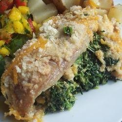 Aunt Carol's Spinach and Fish Bake