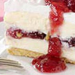 Cranberry Walnut Cheesecake Pie
