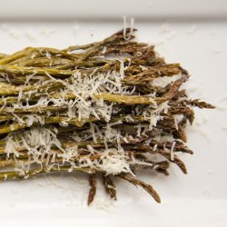 Roasted Asparagus With Gruyere