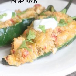 Cheesy Chicken-Stuffed Peppers