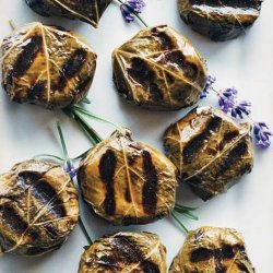 Grape Leaves Stuffed with Goat Cheese