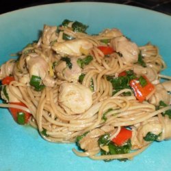 Scallion Chicken and Soba Noodles (Ww)
