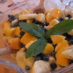 Mango, Banana and Blueberry Salad