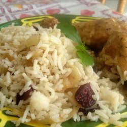 Rice With Caramelized Onions and Cranberries