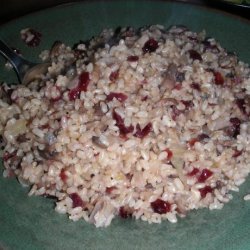 Mushroom and Cranberry Rice