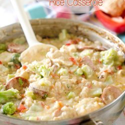Casserole of Chicken, Sausage and Rice