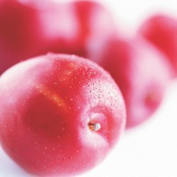 Wine Poached Plums