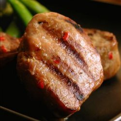 Grilled Pork Tenderloin Marinated in Spicy Soy Sauce