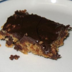 Peanut Butter Bars With Milk Chocolate Frosting
