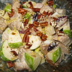Chicken Salad With Fruit and Toasted Pecans