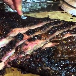 Smoked Beef Brisket  texas Style 