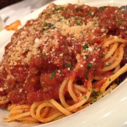 Delicious Spaghetti & Meat Sauce