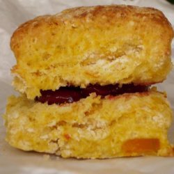 Pumpkin Scones With Jelly