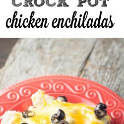 Crock Pot Chicken Enchiladas