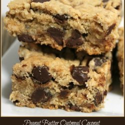 Oatmeal Peanut Butter Chocolate Chip Bars