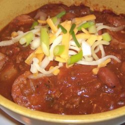 Sooz's Chili (Ground Beef and Beans)