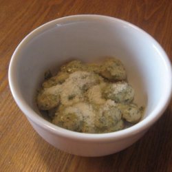 Potato Gnocchi in Pesto Cream Sauce