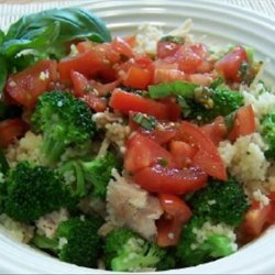 Chicken and Broccoli Couscous With Salsa