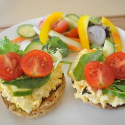 Egg Salad on English Muffin