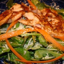 Salmon and Arugula Salad With Dijon Vinaigrette