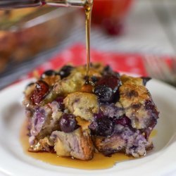 Baked French Toast With Blueberries