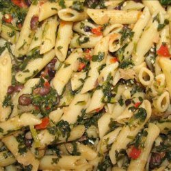 Penne With Cannellini Beans and Anchovies