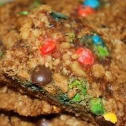 Cookies of Oats and M&m's