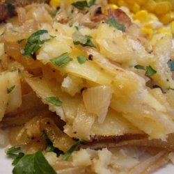 Golden Potato and Onion Gratin
