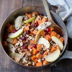 Sweet Potatoes and Cranberry Saute
