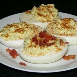 Devilish Guac Eggs
