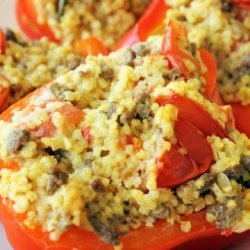 Millet and Beef Stuffed Peppers
