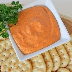 Creamy Roasted Red Pepper Spread