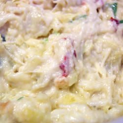 Hot Artichoke Dip with Sun-Dried Tomatoes