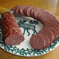 Venison Cheddar-Jalapeno Summer Sausage