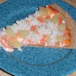 Crab and Pineapple Pizza